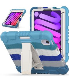 Etui do iPad Mini 6 8.3" z Podstawką i Miejscem na Rysik Niebieskie