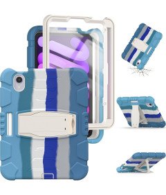 Etui do iPad Mini 6 8.3" z Podstawką i Miejscem na Rysik Niebieskie