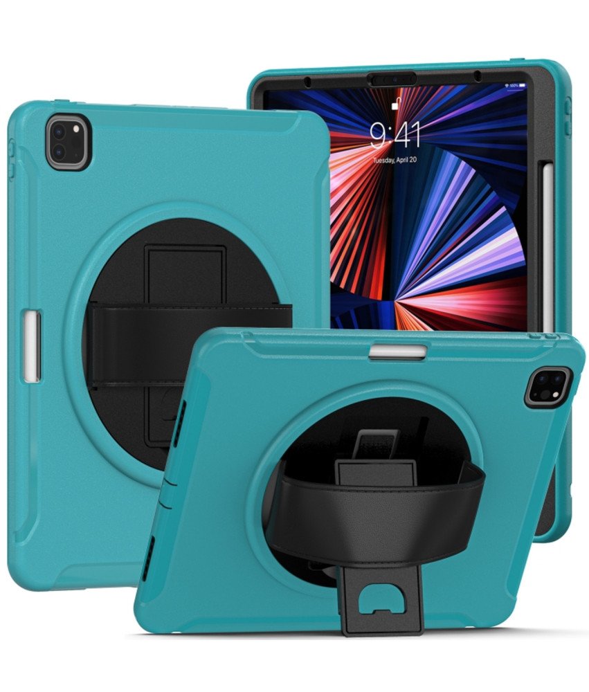 Ohišje za iPad Air5/Air4 10,9" s stojalom in držalom za pisalo Turquoise