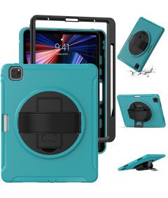 Ohišje za iPad Air5/Air4 10,9" s stojalom in držalom za pisalo Turquoise