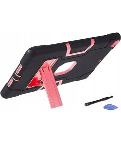 Etui do iPad 9/8/7 10.2” Pancerne z Podstawką Różowe