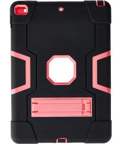 Etui do iPad 9/8/7 10.2” Pancerne z Podstawką Różowe