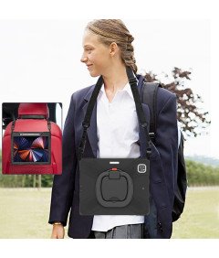 Etui do iPad Pro 4/3 12.9" z Podstawką i Miejscem na Rysik Czarne