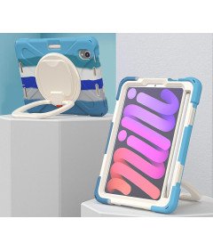 Etui do iPad Mini 6 8.3" z Podstawką i Miejscem na Rysik Niebieskie