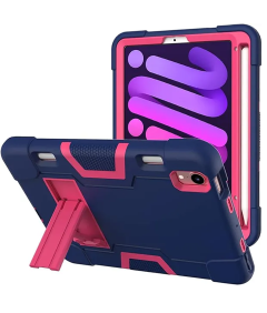 Etui do iPad Mini 6 8,3” z Podstawką i Miejscem na Rysik Granatowe