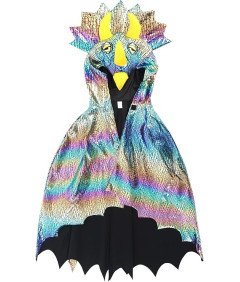 Dziecięca Peleryna Dinozaur Kaptur Kostium Halloween XS/S 110-120cm