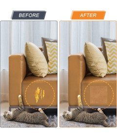 Komplet popravil za usnje Samolepilni obliži 20 cm x 28 cm Svetlo rjava