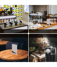 Akrylowy Uchwyt na Zdjęcia A4 Dwustronny 2 szt  21.5 x 28 cm