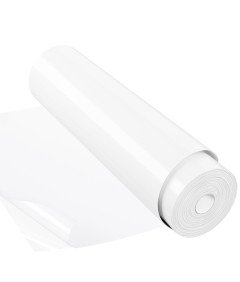 Trwały Samoprzylepny Winyl Dekoracyjny Biały 100 x 30 cm
