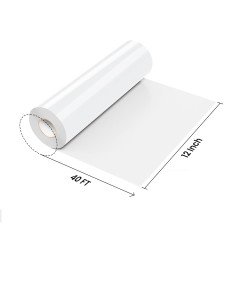 Trwały Samoprzylepny Winyl Dekoracyjny Biały 100 x 30 cm
