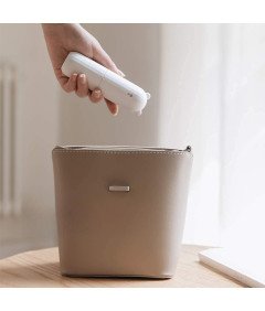 Senelux ročni ventilator z medvedkom 2500 mAh USB prenosni beli