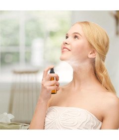 RYMALL Zestaw 6 szklanych butelek z rozpylaczem 10 ml z akcesoriami