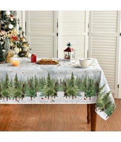 Obrus Świąteczny Biały w...