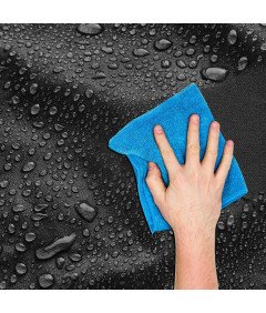 Nepremočljiva prevleka za kolo z odsevniki črna 200 x 70 x 110 cm