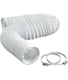 Elastyczna Rura 2,5 m PCW Ø 127 mm do Powietrza Wylotowego Uniwersalna
