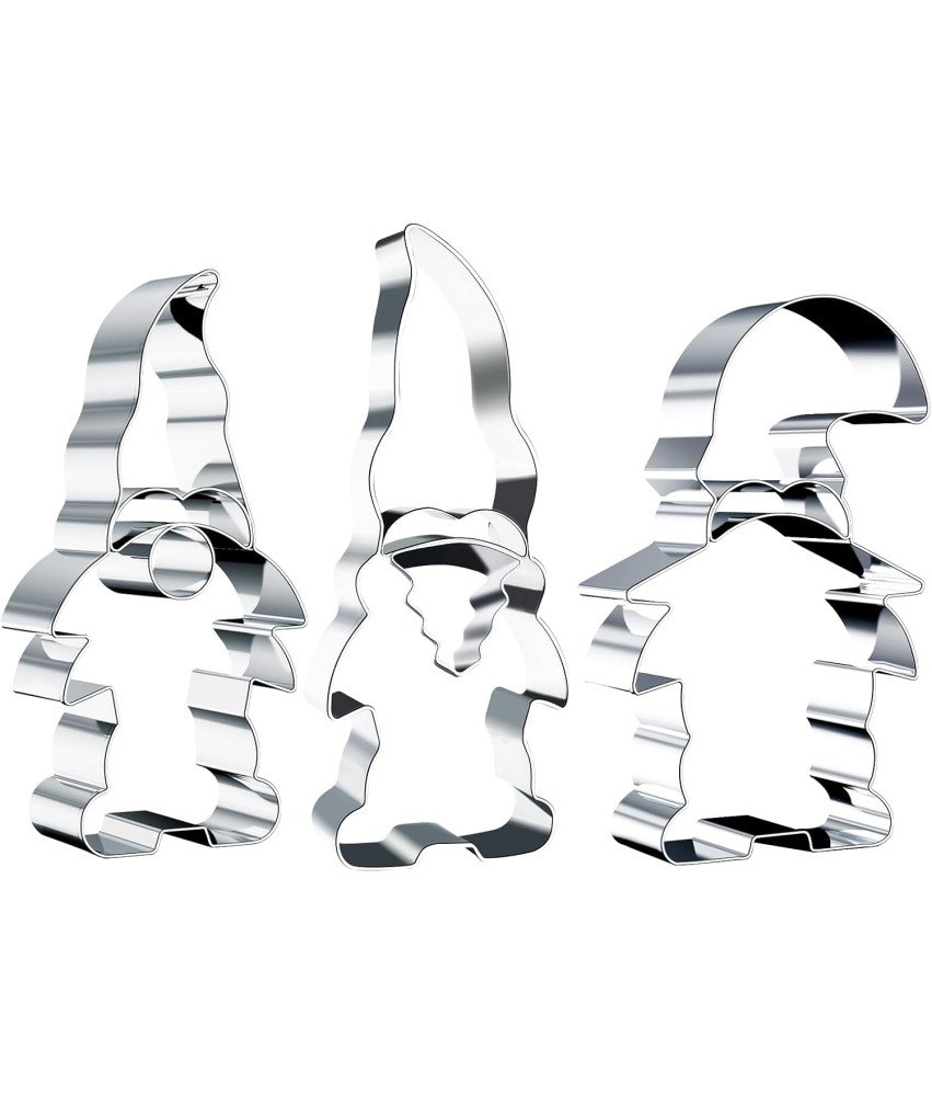 Komplet kalupov za božične piškote 3 kosi iz nerjavečega jekla 13,5 cm