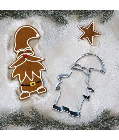 Komplet kalupov za božične piškote 3 kosi iz nerjavečega jekla 13,5 cm
