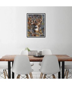 Diamantna 5D slika "Jelen" 30 x 40 cm TISHIRON za odrasle