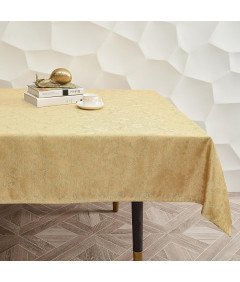 Obrus zmywalny i wodoodporny Złoty 140x200cm Odporny Na Plamy