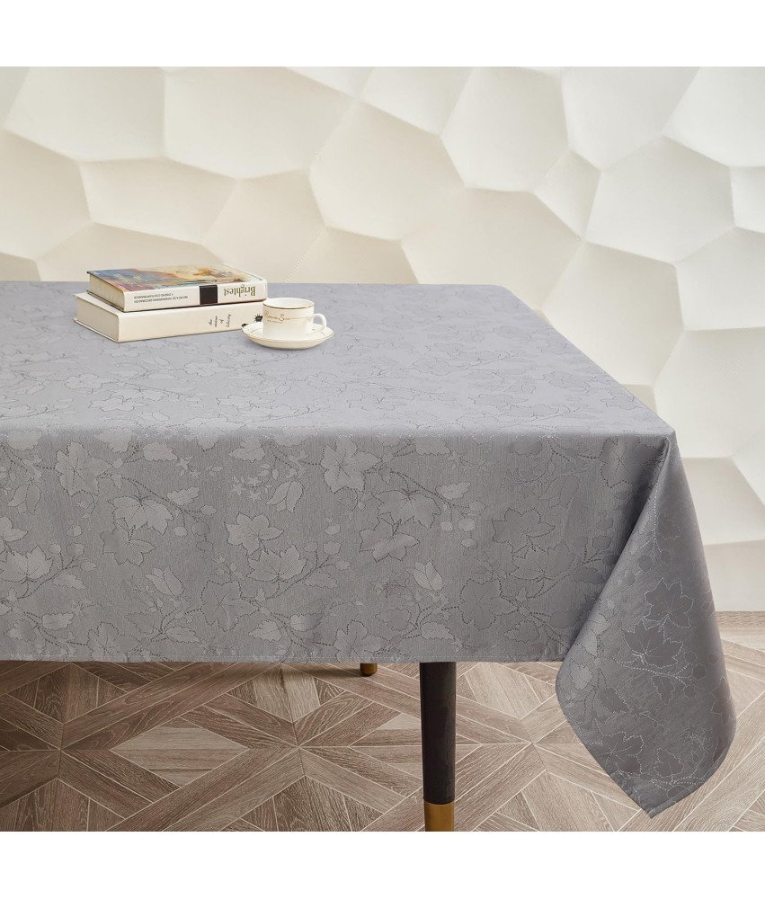 Platneni in vodoodporni namizni prt Temno siva 140x220cm Odporen na madeže