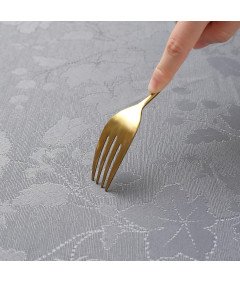 Platneni in vodoodporni namizni prt Temno siva 140x220cm Odporen na madeže