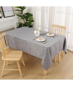 Platneni in vodoodporni namizni prt Temno siva 140x220cm Odporen na madeže