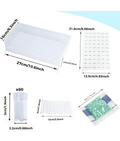 Zestaw do Malowania Diamentami DIY z Organizerem 60 Kolorów 90000 szt