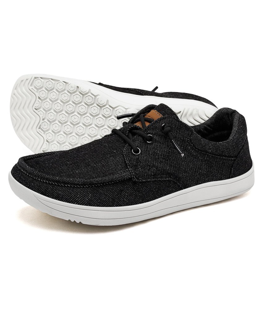 HOBIBEAR platneni tekaški čevlji Unisex lahki črni 38 EU