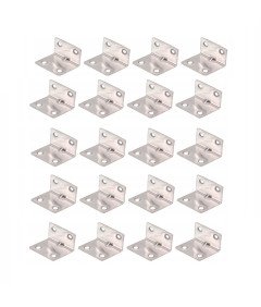Kątownik do Drewna ze Stali Nierdzewnej 90 Stopni 20 sztuk 4 x 3 cm