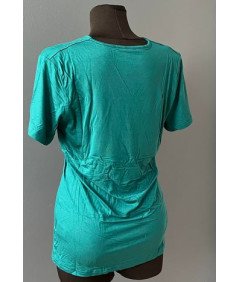 Sosolism nosečniški top - idealen za dojenje, turkizna, velikost XL