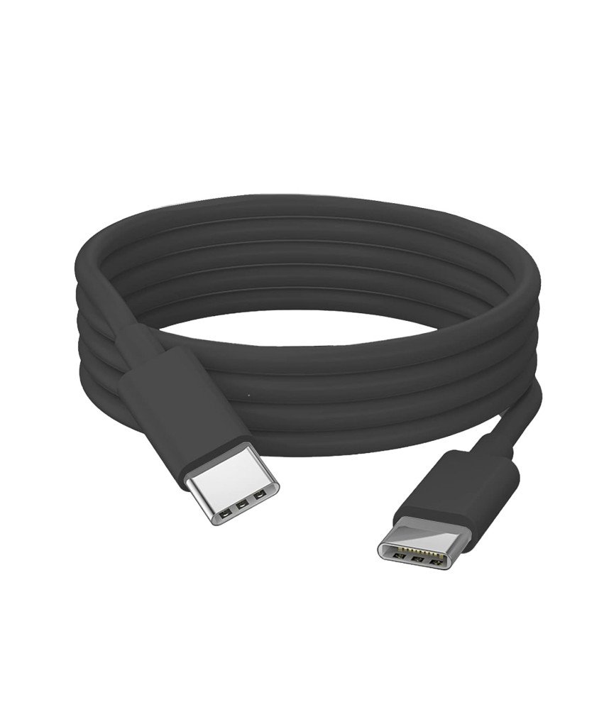 Kabel za hitro polnjenje USB tipa C z USB C 60W 1,8 m črn