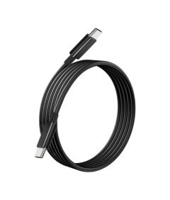 Kabel za hitro polnjenje USB tipa C z USB C 60W 1,8 m črn