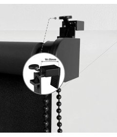 OBdeco Termično zatemnitvena roleta 65 x 210 cm Črna