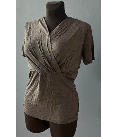 Topik Ciążowy Sosolism, Idealny do Karmienia, Ciemno-Szary, Rozmiar XL