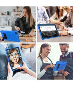 Ohišje za Samsung Galaxy Tab A7 10,4" Oklepno s stojalom Modro