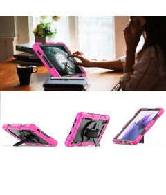 Etui do Samsung Galaxy Tab A7 Lite 8.7" z Paskiem na Ramię Różowe