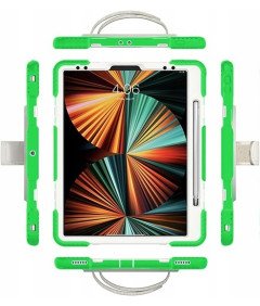 Ohišje za iPad Pro 5/4/3 12,9" s stojalom in držalom za pisalo Zeleno