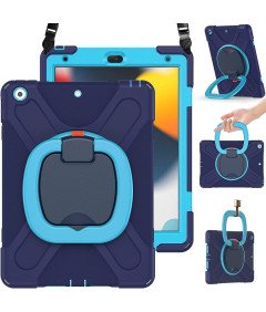 Etui do Samsung Galaxy Tab A7 z Podstawką i Pasek na Ramię Niebieskie