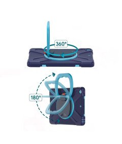 Etui do Samsung Galaxy Tab A7 z Podstawką i Pasek na Ramię Niebieskie