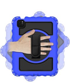 Ohišje za iPad Pro 11" s stojalom in naramnico Modro