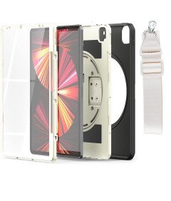 Ohišje za iPad Pro 5/4/3 12,9" s stojalom in ramenskim pasom črno
