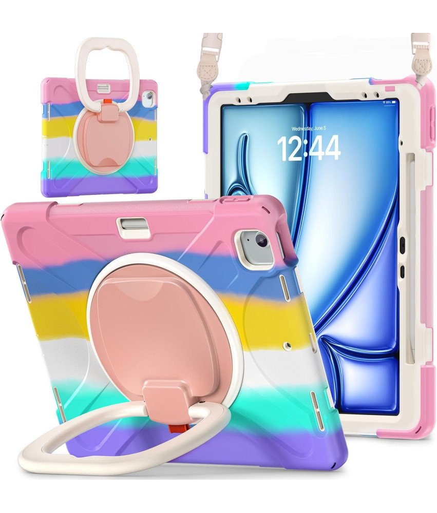 Etui do iPad Pro 5/4/3 12.9” z Podstawką i Paskiem na Ramię Kolorowe