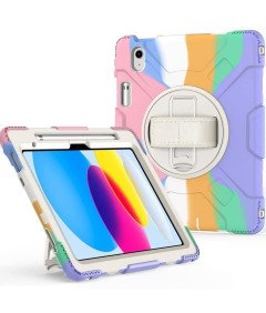 Etui do iPad Air 5/Air 4 z Podstawką i Miejscem na Rysik Kolorowe