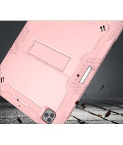 Ohišje za iPad Pro 5/4/3 12,9" s stojalom in naramnico Roza