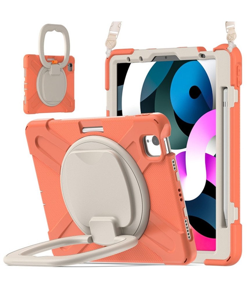 Ohišje za iPad Pro 5 12,9" s stojalom in držalom za pisalo Oranžna