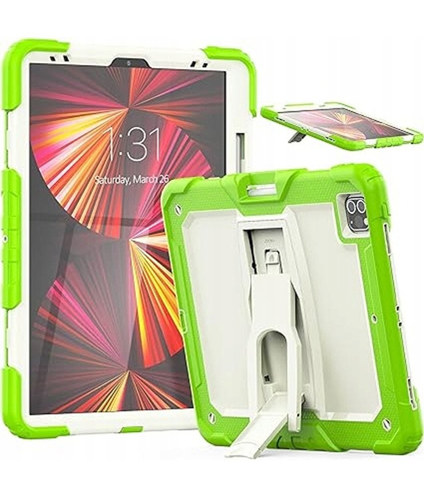 Ohišje za iPad Pro 12,9" s stojalom in naramnico Zeleno