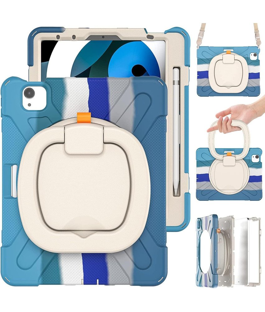 Ohišje za iPad 3/2/1/Pro 11" s stojalom in naramnico Modro