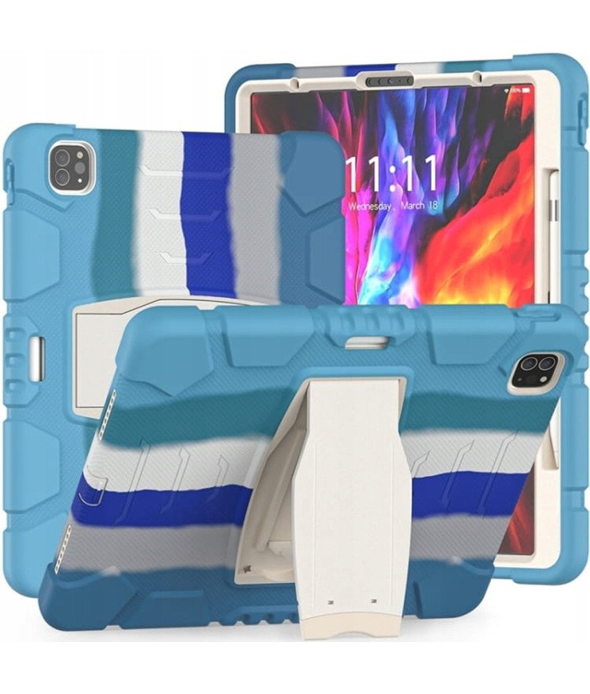 Ohišje za iPad Air 4/5 10,9" s stojalom in držalom za pisalo Modro