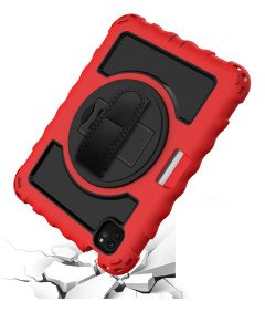 Etui do iPad 3/2/1/Pro 11" z Podstawką i Paskiem na Ramię Czerwone