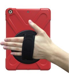 Etui do iPad 2/3/4 z Podstawką i Paskiem na Ramię Czerwone